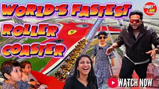 Worlds Fastest Roller Coaster  SanjievampAlya  Exclusive Video [upl. by Ring446]