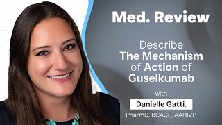 Medication Review Video Module  Describe The Mechanism of Action of Guselkumab [upl. by Rma284]