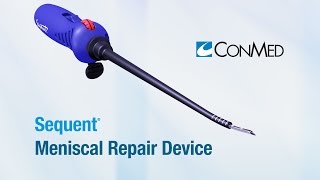 Sequent® Meniscal Repair Device  CONMED Product Video [upl. by Doralia347]