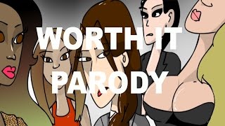 Fifth Harmony  Worth it CARTOON PARODY [upl. by Ennaeirrac]