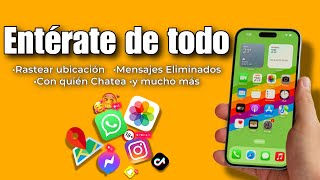 Controlar otro Celular iPhone ver ubicación  Chats de WhasApp Eliminados  MoniMaster para iOS [upl. by Zavala235]