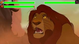 The Lion King 1994  Wildebeest Stampede with healthbars [upl. by Shayla]