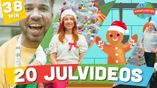 20 julvideos  Midnatt råder En sockerbagare Pepparkaksparaden mfl [upl. by Sabino833]