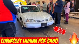 450 FOR THIS CHEVROLET LUMINA AT CARMAX AUCTION [upl. by Kurt]