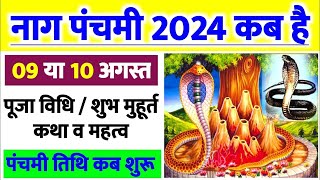 Nag Panchami Kab Hai 2024 नाग पंचमी कब है 2024 Nag Panchmi 2024 Nag Panchmi 2024 Date And Time [upl. by Lletniuq]