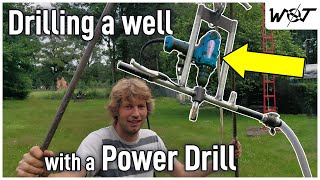 DIY Well Drilling Using a Hand Drill [upl. by Asirret]