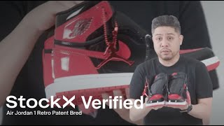 Verifying the Air Jordan 1 Patent Bred  Details Verified  StockX [upl. by Beeson]