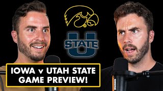 Iowa Hawkeyes vs Utah State Game Preview  ANF PODCAST 8 [upl. by Nuahsyt]