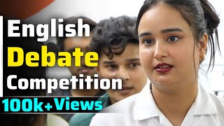 No1 English speaking Debate competition  Best Spoken English class in Lucknow  WellTalk institute [upl. by Hacceber]