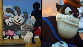 Epic Mickey 1 amp 2  Secret Ending Cutscenes [upl. by Iverson]