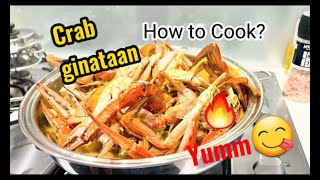 Ginataang Alimasag crab with kalabasa Recipe [upl. by Assirrak758]