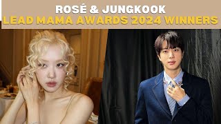 BLACKPINKs Rosé BTS Jungkook amp More Shine at MAMA Awards 2024 Winners list out [upl. by Alael297]