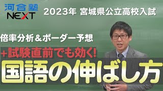 【速報！】2023年 宮城県公立高校入試 本出願倍率がいよいよ発表！ 全体傾向の分析とボーダーの予想をお届けします。 [upl. by Gibson382]