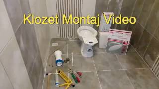 Klozet Montaj ı Nasıl Yapılır  Klozet Montaj ı  UYGULAMA LI ANLAT IM VİDEO  0538 598 46 66 [upl. by Islaen333]