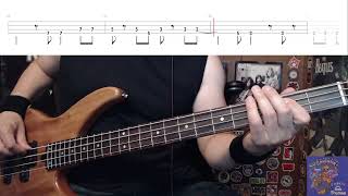 Smooth by Santana  Bass Cover with Tabs PlayAlong [upl. by Sadiras]