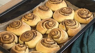 Unbelievably Delicious And Simple American Cinnamon Rolls Recipe  Homemade [upl. by Juan]