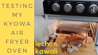 Air Fryer Oven  Air Fryer Lechon Kawali  Kyowa KW3850 [upl. by Aohsoj]