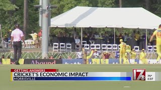 Cricket fans help boost Morrisville businesses [upl. by Westbrooke]