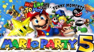 WiiLikeToPlay  Mario Party 5 Funny Moments [upl. by Malti]