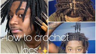 How to crochet locsdreads [upl. by Yanel162]