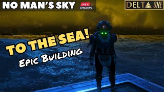 No Mans Sky Epic Late Night Building  LIVE [upl. by Hendrick]