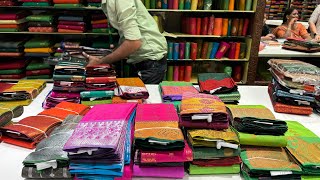 மெகா ஆடி சேல் Pachiyappas silks TNagar first time 5 to 50 offer sale 11 offer pure silk sarees [upl. by Leahcar]