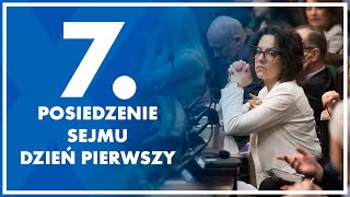 7 posiedzenie Sejmu  dzień pierwszy 6 marca 2024 r [upl. by Ahsinna885]