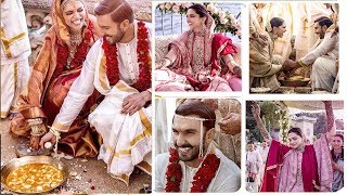 Happiest Moments Of Deepika amp Ranveers Full WEDDING Ceremony HaldiMehendiRingFera [upl. by Adorne]