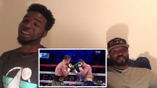 Canelo Vs GGG 1 Highlights Reaction [upl. by Annahsat728]