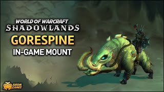 WoW Shadowlands  Gorespine Mount [upl. by Ahseret909]