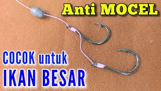 Rangkaian Pancing Dasaran 2 Kail Umpan Cacing Kilung amp Usus [upl. by Alison]