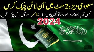 How to check Saudi Arabia E visa online  Saudi Arabia visa status Saudi visa application number [upl. by Lucille943]