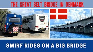 GREAT BELT BRIDGE Nyborg DENMARK  Vlog 664 [upl. by Gaby422]