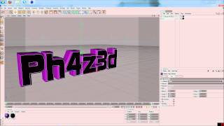 Cinema 4D speed text Ph4z3d [upl. by Scales]