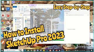 How to Install SketchUp Pro 2023 Easy stepbystep [upl. by Adama]