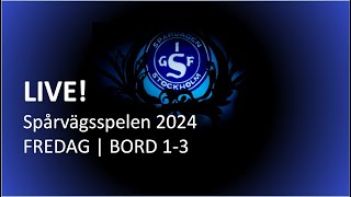 LIVE  Fredag  Bord 13  Spårvägsspelen 2024 [upl. by Ner728]