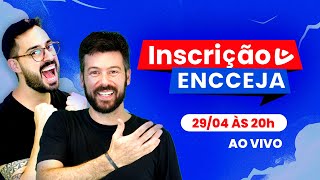 Inscrição ENCCEJA 2024  Passo a passo oficial AO VIVO [upl. by Albertson876]