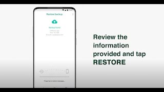 How To Restore Your Chat History on Android  WhatsApp [upl. by Odrautse]