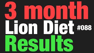 3 month Carnivore Lion Diet fitness challenge complete with results 88 [upl. by Nassah]