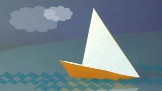 Como fazer um barco velero de papel origami [upl. by Llien928]