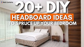 20 DIY Headboard Ideas to Spruce Up Your Bedroom [upl. by Orelee229]