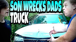 WILLIAM WRECKS BILLS TRUCK [upl. by Oshinski]