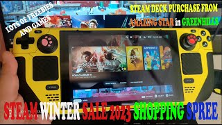 Steam Winter Sale 2023  Shopping Spree  Steam Deck Gaming Console From Greenhills Tagalog [upl. by Yrelle321]