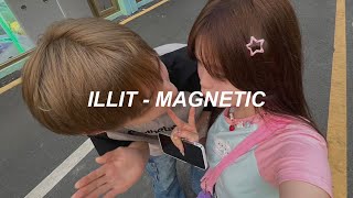 ILLIT 아일릿 ‘Magnetic’ Easy Lyrics [upl. by Lytton130]