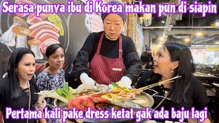 PERTAMA KALI PAKE DRESS KETAT GAK ADA BAJU LAGI 😂 SERASA PUNYA IBU DI KOREA MAKAN PUN DI SIAPIN [upl. by Klemperer]