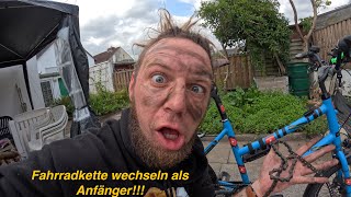 FAHRRADKETTE wechseln als ANFÄNGER diy tutorial lifehacks [upl. by Adniles]