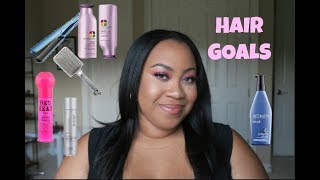 Favorite Hair Care for Long Relaxed Hair⎮2019 [upl. by Ahtnahc]