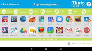 Kurio kindvriendelijke instellingen van Connect Genius App [upl. by Leafar11]