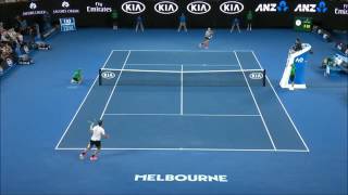 El mejor punto de federer en el Australia Open 2017 [upl. by Amora]