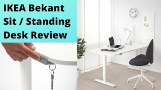 REVIEW IKEA Bekant Sit  Standing Desk REVIEW [upl. by Neely31]